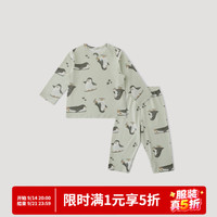 巴厘小猪 儿童家居服内衣套装2件套上衣+裤子（秋冬五折专区任选）