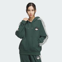 adidas 三叶草 三叶草气质时尚宽松休闲女装连帽卫衣套头衫