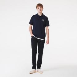 LACOSTE 法国鳄鱼男装纯色简约商务休闲裤男款日常舒适通勤长裤男士裤子
