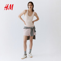 H&M 2026夏季新款女装蕾丝边背心