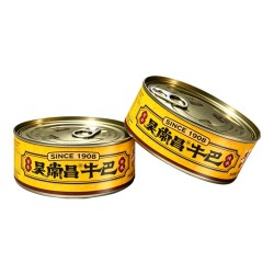 吴常昌 牛巴180g*2罐广西特产牛肉罐头玉林美食下饭拌面熟食零食