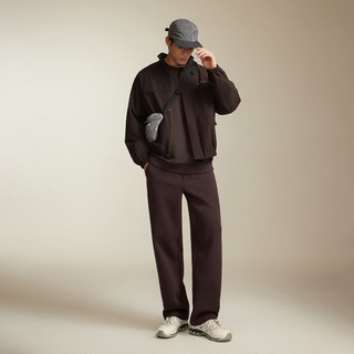 JACK&JONES 鲁道夫无氟防泼水 男士夹克 E11深酒红色 L
