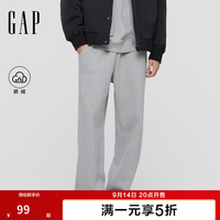 Gap 休闲直筒裤 浅灰色