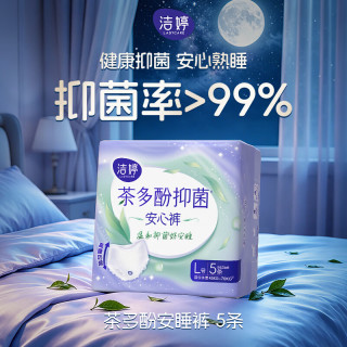 洁婷 抑菌 安睡裤  L*5片 L