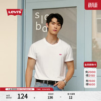 Levi's 25男士简约休闲时尚百搭LOGO印花短袖T恤 白色 002U3-0000 L