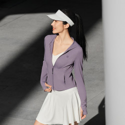 波司登 2026夏季新款女士防晒衣短款户外连帽UPF100+凉感显瘦外套