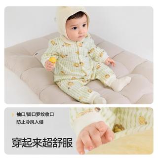 巴拉巴拉 夹棉加厚 婴儿连体衣