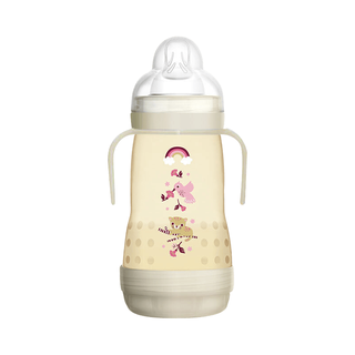 MAM美安萌 PPSU防胀气奶瓶 粉色豹子 160ml
