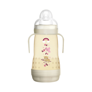 MAM美安萌 PPSU防胀气奶瓶 粉色豹子 160ml