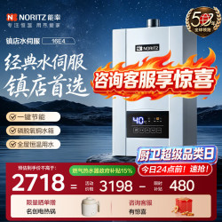 NORITZ E4燃气热水器家用天然气 变频水量伺服器 智能精控  16L