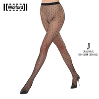 Wolford 沃尔福特2026新款春夏波点舒适柔软轻薄连裤袜黑丝19488 7005 黑色 L