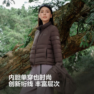 波司登 90鹅绒三合一冲锋衣 泥土棕 M 女士羽绒服