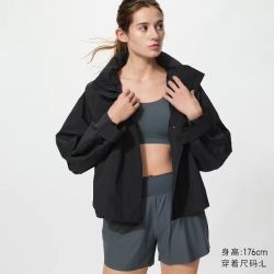 优衣库 防风立领茄克优衣库女装/外套夹克484709