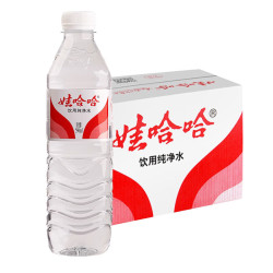 娃哈哈 纯净水596ml*24瓶 纸箱装整箱小瓶装水  娃哈哈饮用水