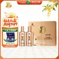 习酒 金钻 53度酱香型白酒 500ml*2瓶 礼盒装