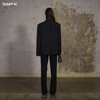 SMFK SU002B-U 双面正装外套 午夜黑 L