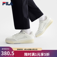 FILA 男鞋OLIVE板鞋2026新款桂冠鞋时尚休闲鞋运动鞋 雪白/古白色