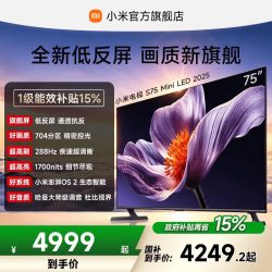 小米 S Mini LED 2025系列 L75MB-S 液晶电视 75英寸 4K