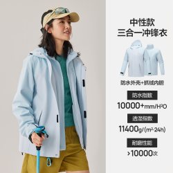 斯凯奇 防水透气 冲锋衣