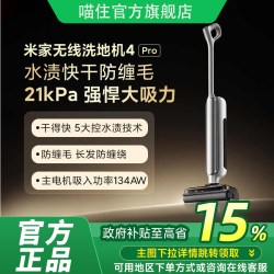 米家 无线洗地机4 Pro 强吸力自清洁 无线洗地机