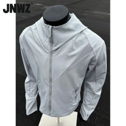 JNWZ 网眼透气速干防晒衣外套男士夏季薄款潮牌凉感防晒服情侣连帽