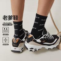 斯凯奇 D'lites 1.0 男子休闲运动鞋 666114/BKGD 黑色/金色 42