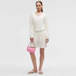 lululemon City Essentials Mini 女士单肩包 拒水 棉花糖粉/银 O/S