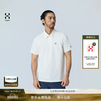 HAGLÖFS HAGLOFS火柴棍Cotton Blend Polo男子户外弹力棉Polo衫 柔白 XS 010