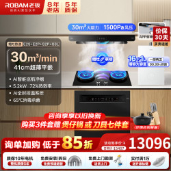 老板 油烟机 30风量1500Pa静压 欧式