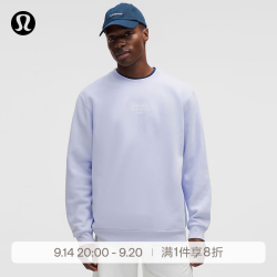 lululemon 丨Steady State 男士圆领卫衣 *图案款 LM3FWJS 宁静蓝 L