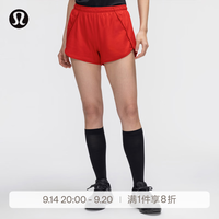 lululemon 丨Swiftly 女士运动中腰短裤 3 LW7DK4S 牛津红/牛津红