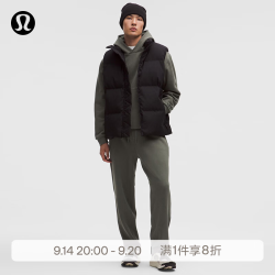 lululemon 八折！Steady State 男士长裤 *常规款*拉绒 LM5AZ5S 棕榈绿 XL