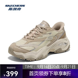 斯凯奇 宋妍霏同款熊猫鞋六代女鞋舒适闪穿百搭休闲时尚老爹鞋150703