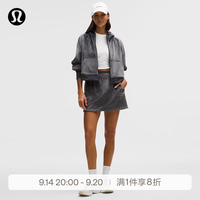 lululemon 丨Scuba 女士短裙 *丝绒 LW8AP6S 煤灰 XS