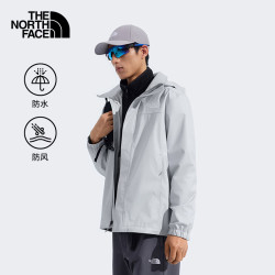 北面 硬壳冲锋衣男DRYVENT防水户外百搭保暖外套26新品|8JSY A0M /星辰灰（26秋冬款） L /175