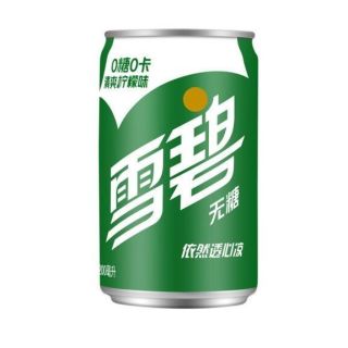 百亿补贴：可口可乐 无糖雪碧200ml*12罐零卡零糖柠檬味 健身代餐伴侣雪碧易拉罐
