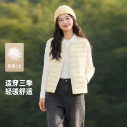 雪中飞 女式内穿羽绒马甲 黎蔓卡其 M码