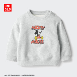 优衣库 婴幼儿Mickey＆Friends卫衣 灰色 110cm