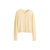 H&M 0579541 女士针织衫 浅黄色 L