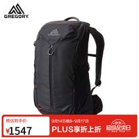 格里高利 ZULU探迹LT 男子轻量化户外旅行徒步登山包双肩包 24L-火山黑 24L-黑色