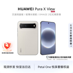 华为 Pura X View 手机 12GB+256GB 亚麻灰