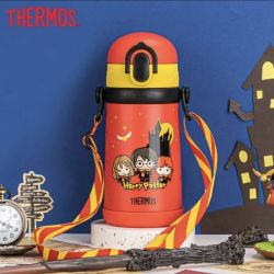 THERMOS 膳魔师 联名哈利波特 儿童不锈钢吸管保温杯 400ml （2套吸管）