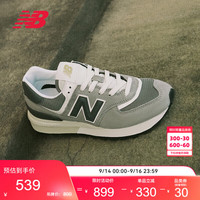new balance 秋季运动鞋男女情侣同款厚底灰色休闲鞋574LG系列U574LGT144