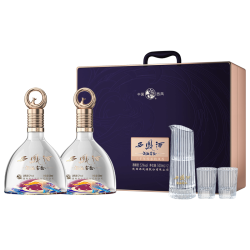 西凤酒 紫气东来 52度 凤香型白酒 500ml*2瓶装 礼盒