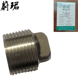 蔚珺不锈钢丝堵2寸DN50mm