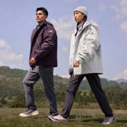 adidas TERREX 男女款80鹅绒三合一冲锋衣 KT4970