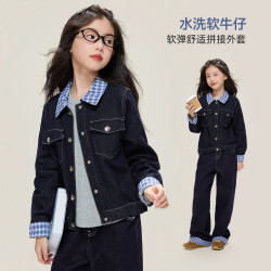 媛媛公主 童装女童牛仔套装两件套（需分开拍）