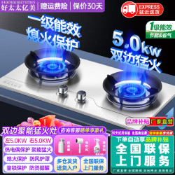 好太太亿美 燃气灶双灶5.2KW一级能效家用天然气液
