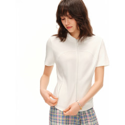独束 26夏季新品分身型微定制立领拉链款开衫