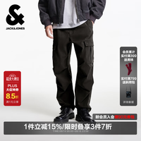 杰克琼斯 杰克·琼斯（JACK&JONES）男装秋季新款宽松直筒松紧工装多口袋休闲裤长裤子225414029